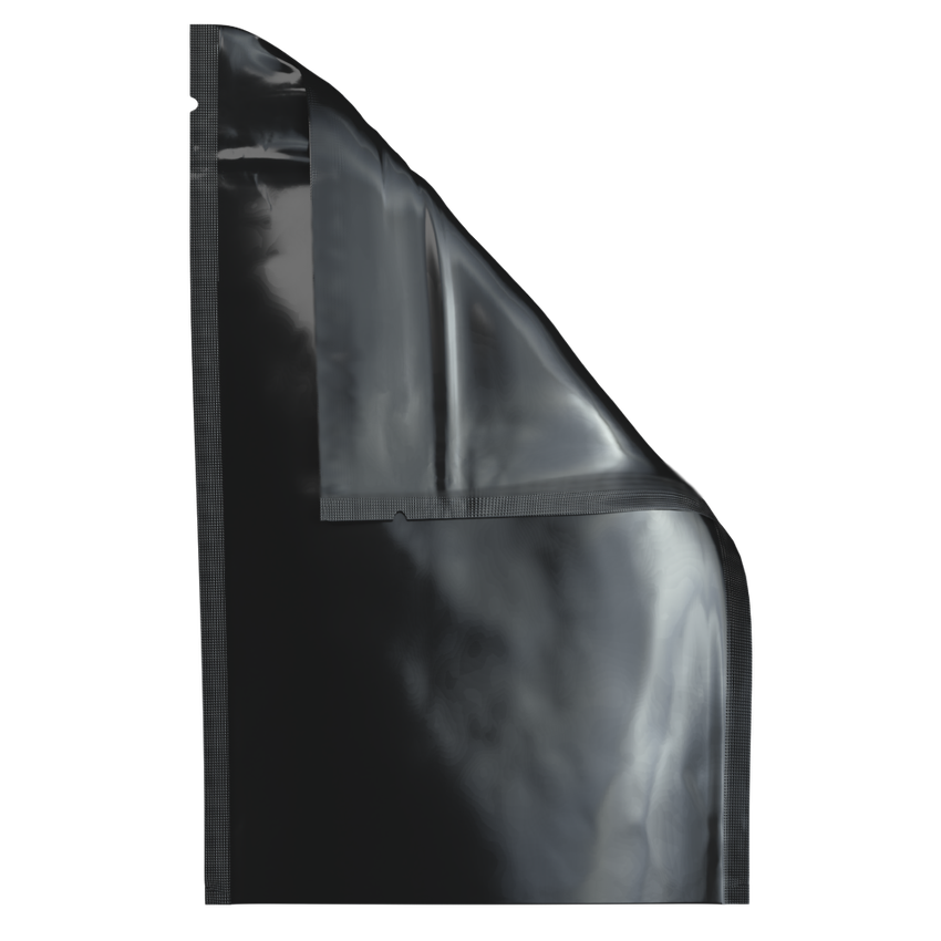 Mylar Bag Opaque Black - 1 Oz - 28 Grams - (100 to 50,000 Count)-Mylar Smell Proof Bags