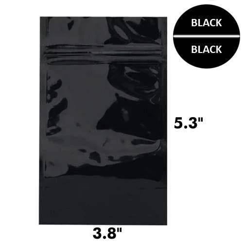 Mylar Bag Opaque Black/Black Starter Kit - 5 Sizes - (500 Bags Per Size)-Mylar Smell Proof Bags-BeastBranding