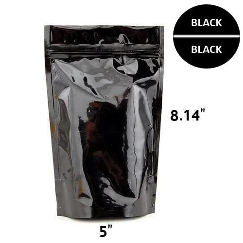 Mylar Bag Opaque Black/Black Starter Kit - 5 Sizes - (500 Bags Per Size)-Mylar Smell Proof Bags-BeastBranding