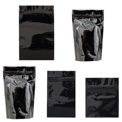 Mylar Bag Opaque Black/Black Starter Kit - 5 Sizes - (500 Bags Per Size)-Mylar Smell Proof Bags-BeastBranding