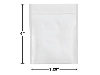Mylar Bag Opaque White 1 Gram (1000 to 50,000 Count)-Mylar Smell Proof Bags-BeastBranding