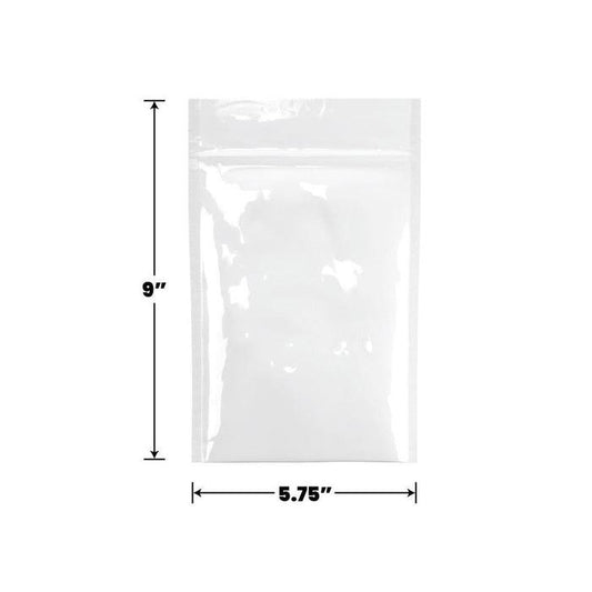 Mylar Bag Opaque White - 1 Oz - 28 Grams - (1000 to 50,000 Count)-Mylar Smell Proof Bags-BeastBranding