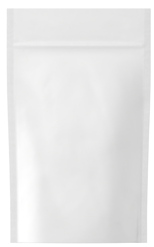 Mylar Bag Opaque White - 1/4 Oz - 7 Grams - (100 to 50,000 Count)-Mylar Smell Proof Bags