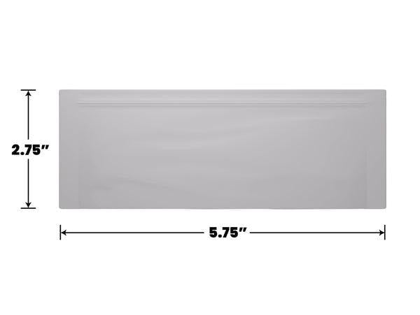 Mylar Bag Pouch White Opaque - Edibles / Pre-Roll - 5.75" x 2.75" - (1000 to 50,000 Count)-Mylar Smell Proof Bags-BeastBranding