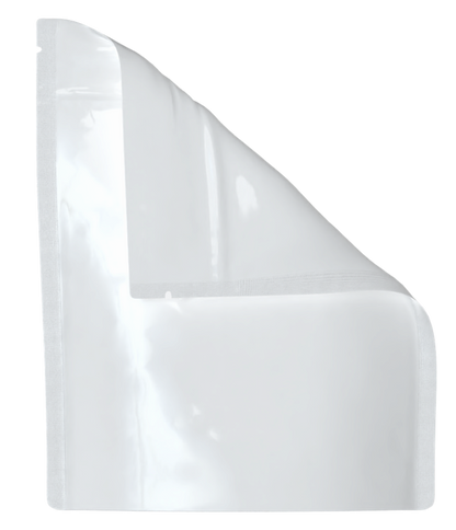 Mylar Bag White/Clear - 1 Gram - (100 to 50,000 Count)-Mylar Smell Proof Bags-BeastBranding