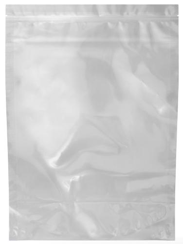 Mylar Bag White/Clear - 1 Lb - 448 Grams - 14" x 19" - (100 Count)-Mylar Smell Proof Bags-BeastBranding