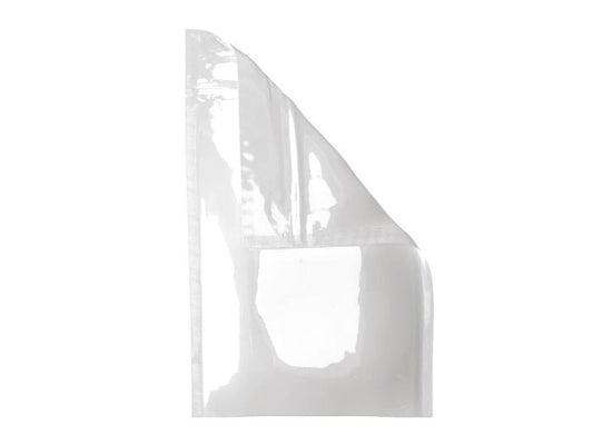Mylar Bag White/Clear - 1 Oz - 28 Grams 5.90" x 9" - (100 to 50,000 Count)-Mylar Smell Proof Bags-BeastBranding