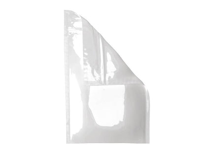 Mylar Bag White/Clear - 1 Oz - 28 Grams 5.90" x 9" - (1000 to 50,000 Count)-Mylar Smell Proof Bags-BeastBranding