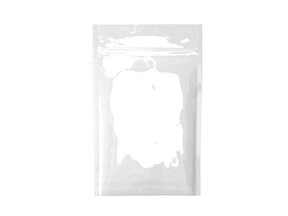 Mylar Bag White/Clear - 1 Oz - 28 Grams 6 x 9.25" - (100 to 50,000 Count)-Mylar Smell Proof Bags-BeastBranding