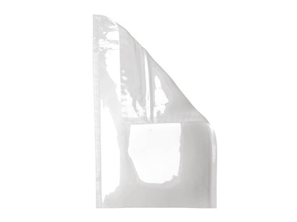 Mylar Bag White/Clear - 1 Oz - 28 Grams 6 x 9.25" - (100 to 50,000 Count)-Mylar Smell Proof Bags-BeastBranding