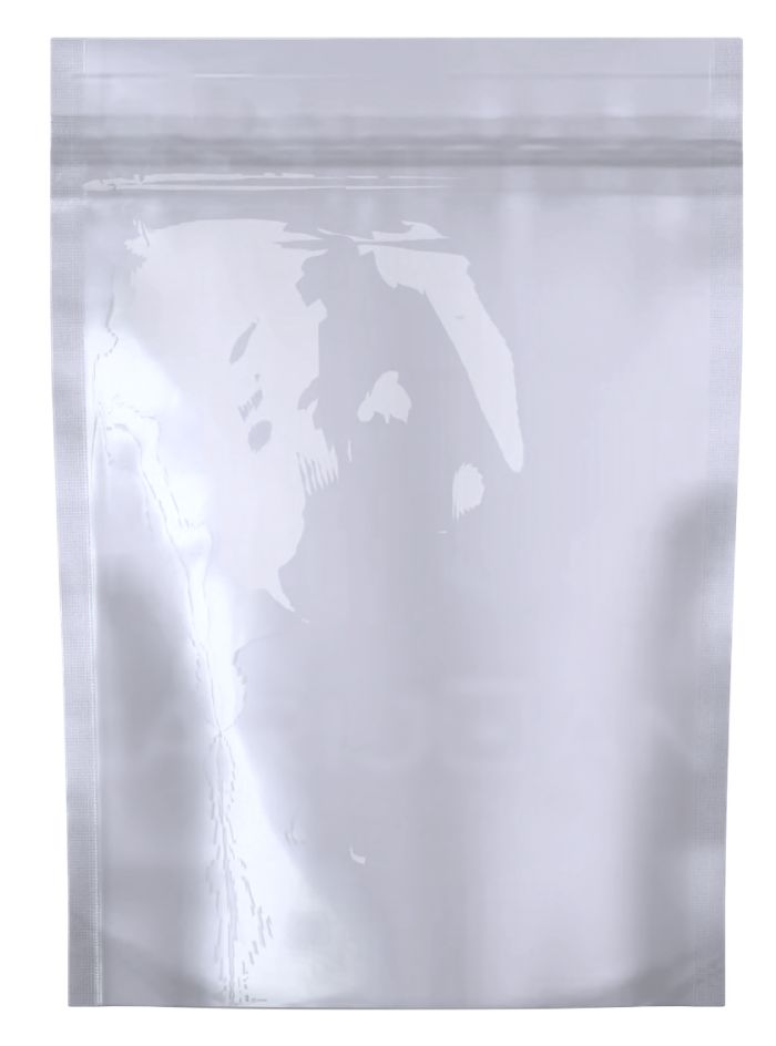 Mylar Bag White/Clear 1/8 Oz - 3.5 Grams (100 to 50,000 Count)-Mylar Smell Proof Bags-BeastBranding