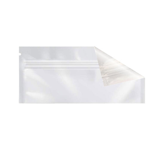 Mylar Bag White/Clear - Preroll - (100 to 50,000 Count)-Mylar Smell Proof Bags