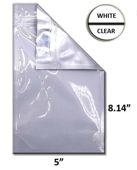 Mylar Bag White/Clear Starter Kit - 5 Sizes - (500 Bags Per Size)-Mylar Smell Proof Bags-BeastBranding