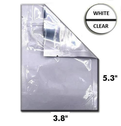 Mylar Bag White/Clear Starter Kit - 5 Sizes - (500 Bags Per Size)-Mylar Smell Proof Bags-BeastBranding