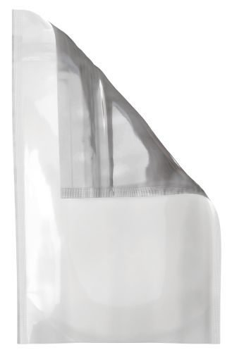 Mylar Pouch Bag White/Clear 1/2 Oz - 14 Grams - 5 x 8.14" - (Various Counts)-Mylar Bags-BeastBranding
