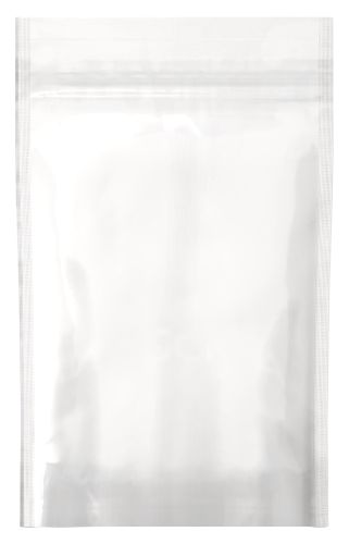 Mylar Pouch Bag White/Clear 1/2 Oz - 14 Grams - 5 x 8.14" - (Various Counts)-Mylar Bags-BeastBranding