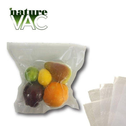 NatureVAC Vacuum Bag Pre-Cut Sheets 11 inch x 24 inch (50 Count)-Mylar Smell Proof Bags-BeastBranding