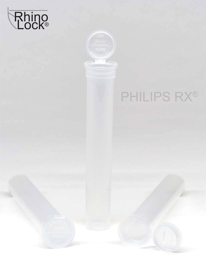 Philips 116mm Tube - Clear - CPSC Child Resistant - (475 - 34,200 Count)-Tubes-BeastBranding