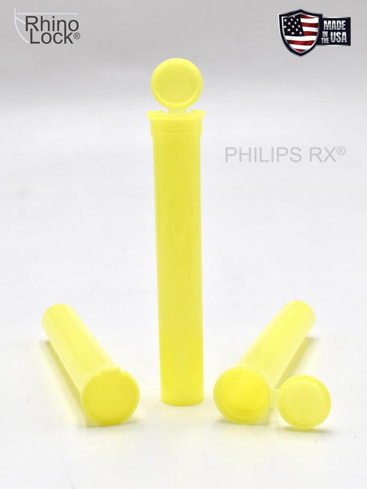 Philips RX 116mm Blunt Tube - Lemon Yellow - CPSC Child Resistant - (475 Count)-Joint Tubes & Blunt Tubes-BeastBranding