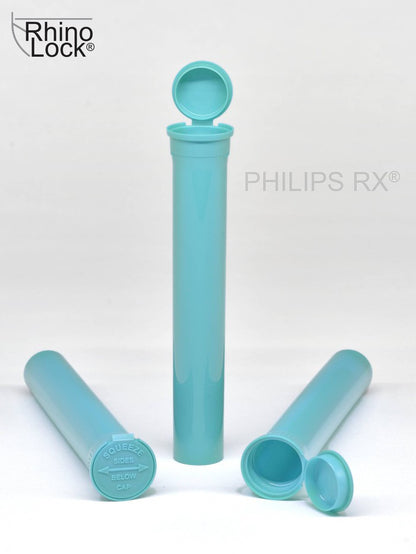 Philips RX 116mm Tube - Aqua - CPSC Child Resistant - (475 - 34,200 Count)-Tubes-BeastBranding