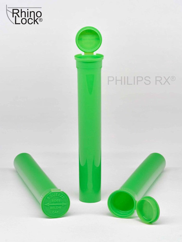 Philips RX 116mm Tube - Opaque Lime - CPSC Child Resistant - (475 - 34,200 Count)-Tubes-BeastBranding