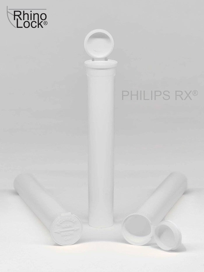 Philips RX 116mm Tube - White - CPSC Child Resistant - (475 - 34,200 Count)-Tubes-BeastBranding