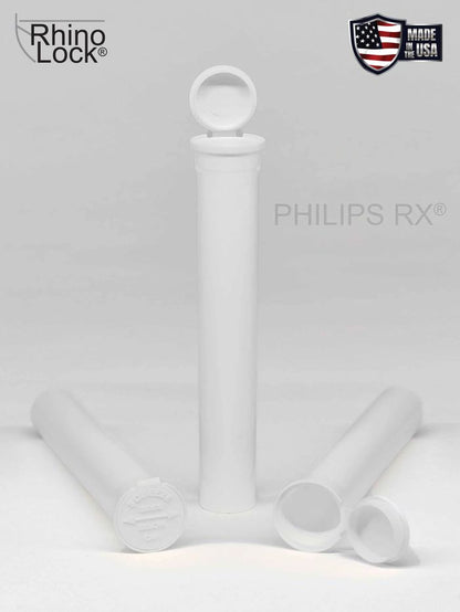 Philips RX 116mm Tube - White - CPSC Child Resistant - (475 - 34,200 Count)-Tubes-BeastBranding