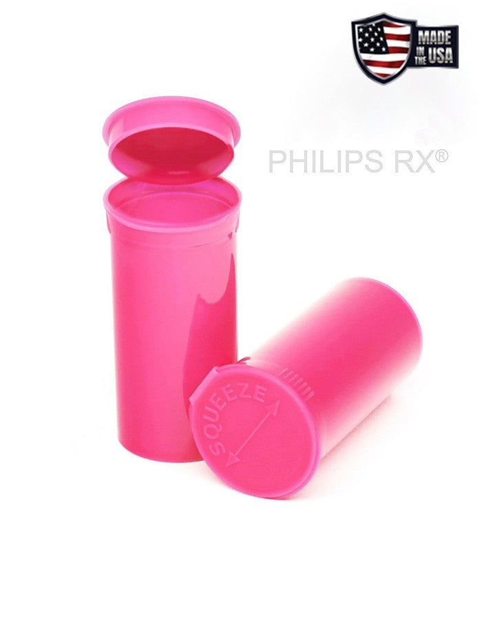 Philips RX 13 Dram Pop Top Vial - 1 Gram - Child Resistant - Bubble Gum - Opaque - (315 - 22,680 Count)-Pop Top Vials-BeastBranding