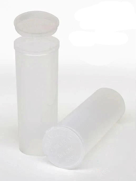 Pop Top Clear Bundle (13 Dram, 19 Dram, 30 Dram, 60 Dram & 116mm Joint Tubes)-BeastBranding