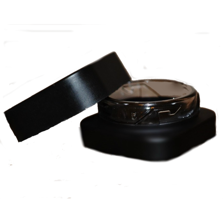 Qube 5mL Square Premium Glass Concentrate Jar Child Safe - Opaque or Clear - (Various Counts)-Concentrate Containers and Accessories