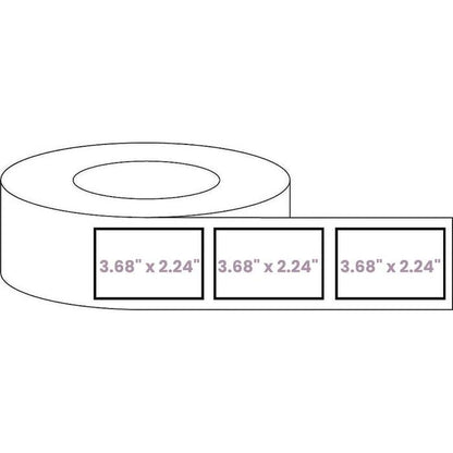 Rectangle - Blank Roll White Gloss Premium BOPP Labels (Various Sizes)-Prescription Labels & State Compliant Labels-BeastBranding