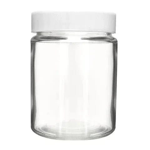 SAMPLE of '18oz Glass Jar with White Lid (24 Count)' - (1 Count Sample)-Glass Jars-BeastBranding