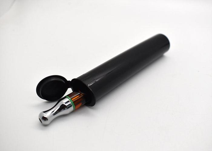 SAMPLE of 90mm Blunt Tube | Cartridge Tube - Made in USA - Opaque Black (1 Count SAMPLE)-Joint Tubes & Blunt Tubes-BeastBranding