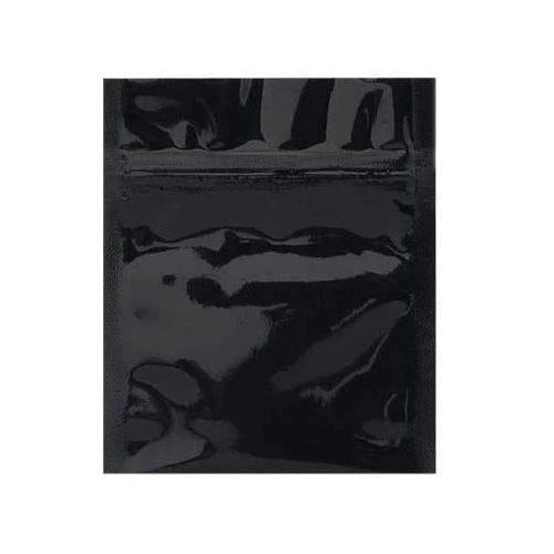 SAMPLE of Mylar Bag Opaque Black 1 Gram - 3" x 4.5" (1 Count SAMPLE)-Mylar Smell Proof Bags-BeastBranding