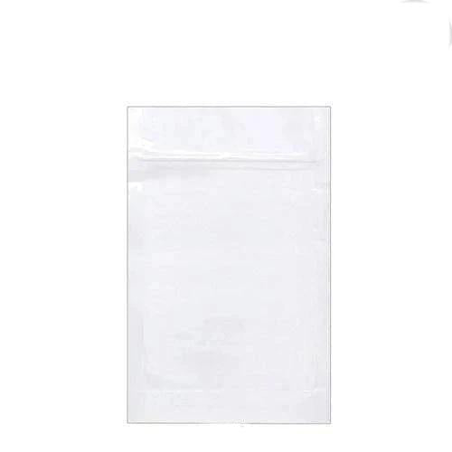 SAMPLE of Mylar Bag Opaque White 1/2 Oz - 14 Grams - (1 Count SAMPLE)-Mylar Smell Proof Bags-BeastBranding