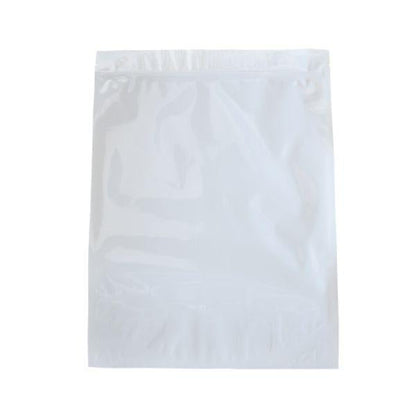 SAMPLE of Mylar Bag White/Clear - 1 Lb - 448 Grams - 14" x 19" - (1 Count SAMPLE)-Mylar Smell Proof Bags-BeastBranding