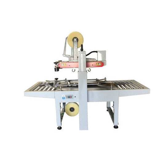 Sealer Sales Semi-Automatic Uniform Carton Sealer With Top And Bottom Drive Belts - (1 Count)-Processing and Handling Supplies-BeastBranding