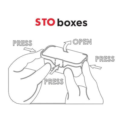 STO Mini Pop Top Vial - 28 Dram - Recyclable - Child Resistant CR - Various Colors (480 Count)-Pop Top Vials-BeastBranding