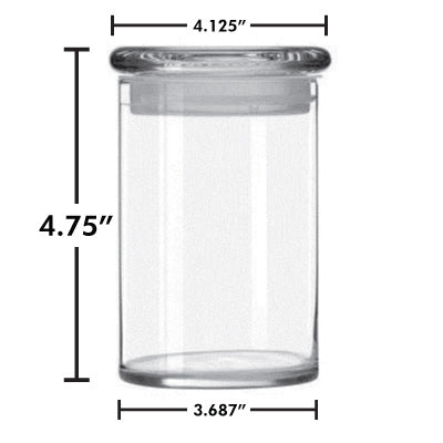 Libbey 22oz Fat Body Display Jar with Lid - (1 Count)-Glass Jars-BeastBranding